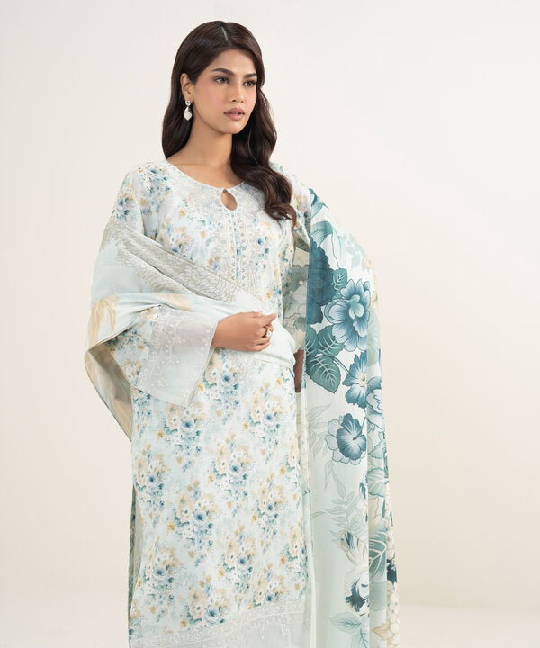 2 Piece - Embroidered Lawn Suit