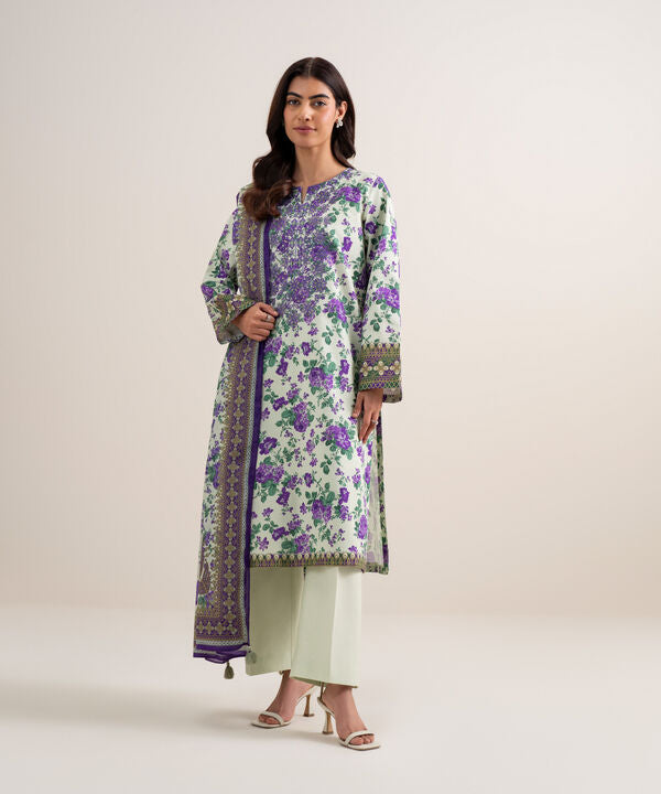 3 Piece - Embroidered Lawn Suit