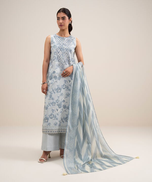 3 Piece - Embroidered Lawn Suit