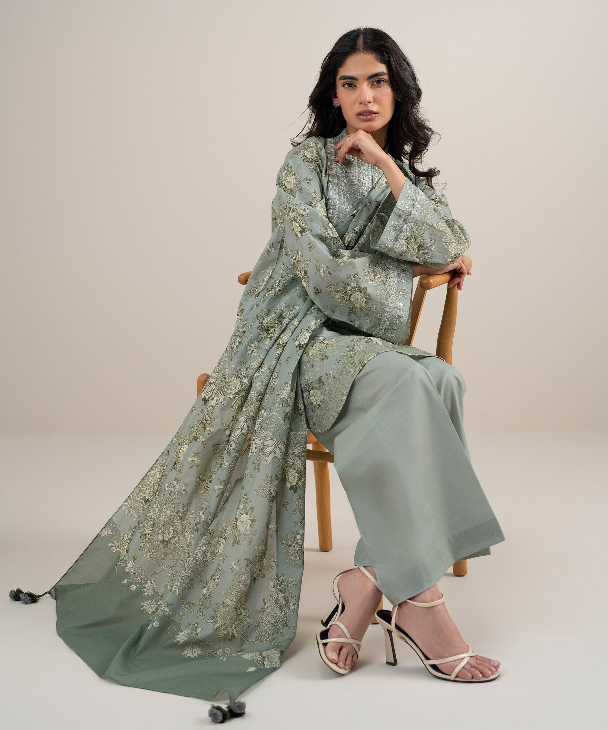 3 Piece - Embroidered Lawn Suit