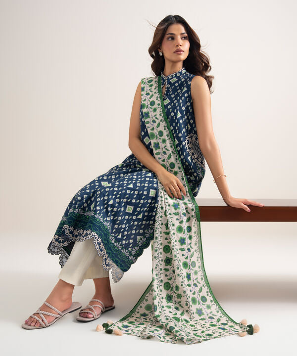 2 Piece - Embroidered Lawn Suit