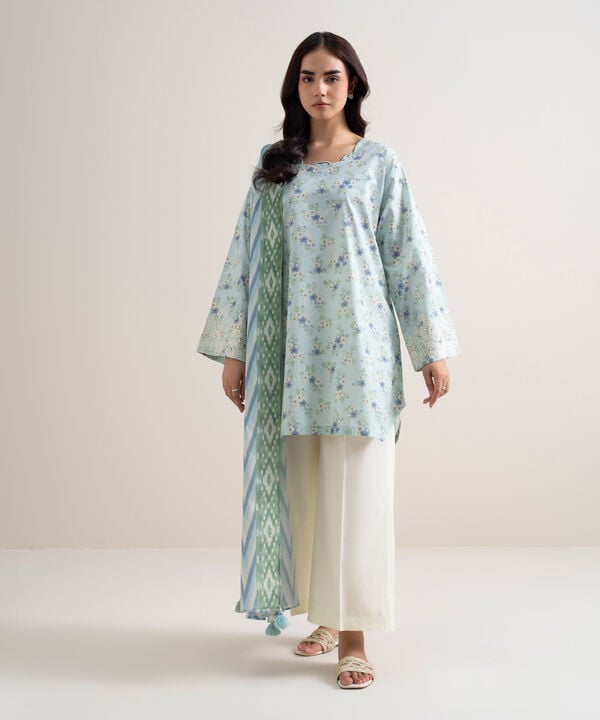 2 Piece - Embroidered Lawn Suit