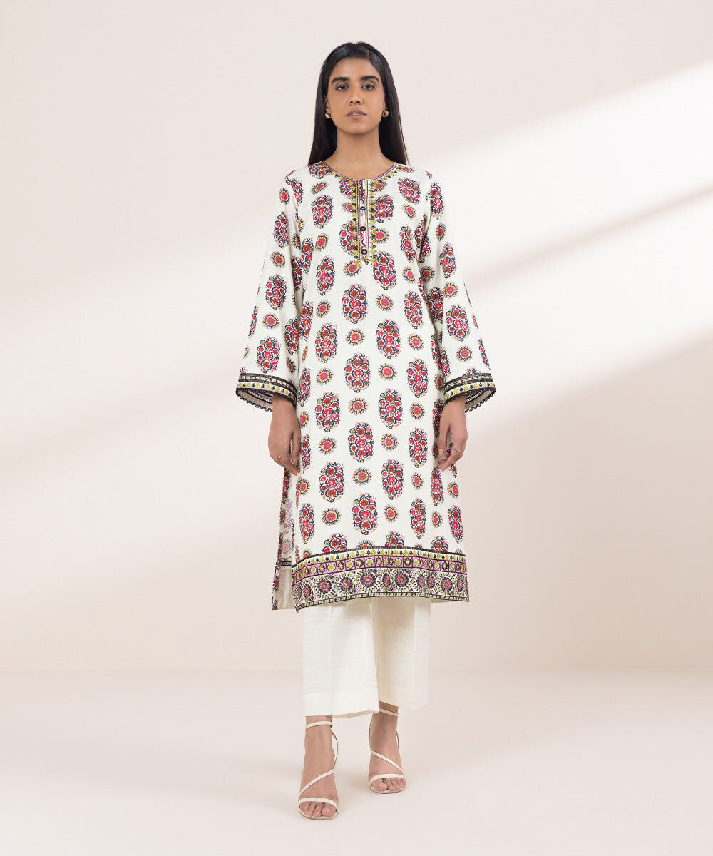 Embroidered Linen Shirt