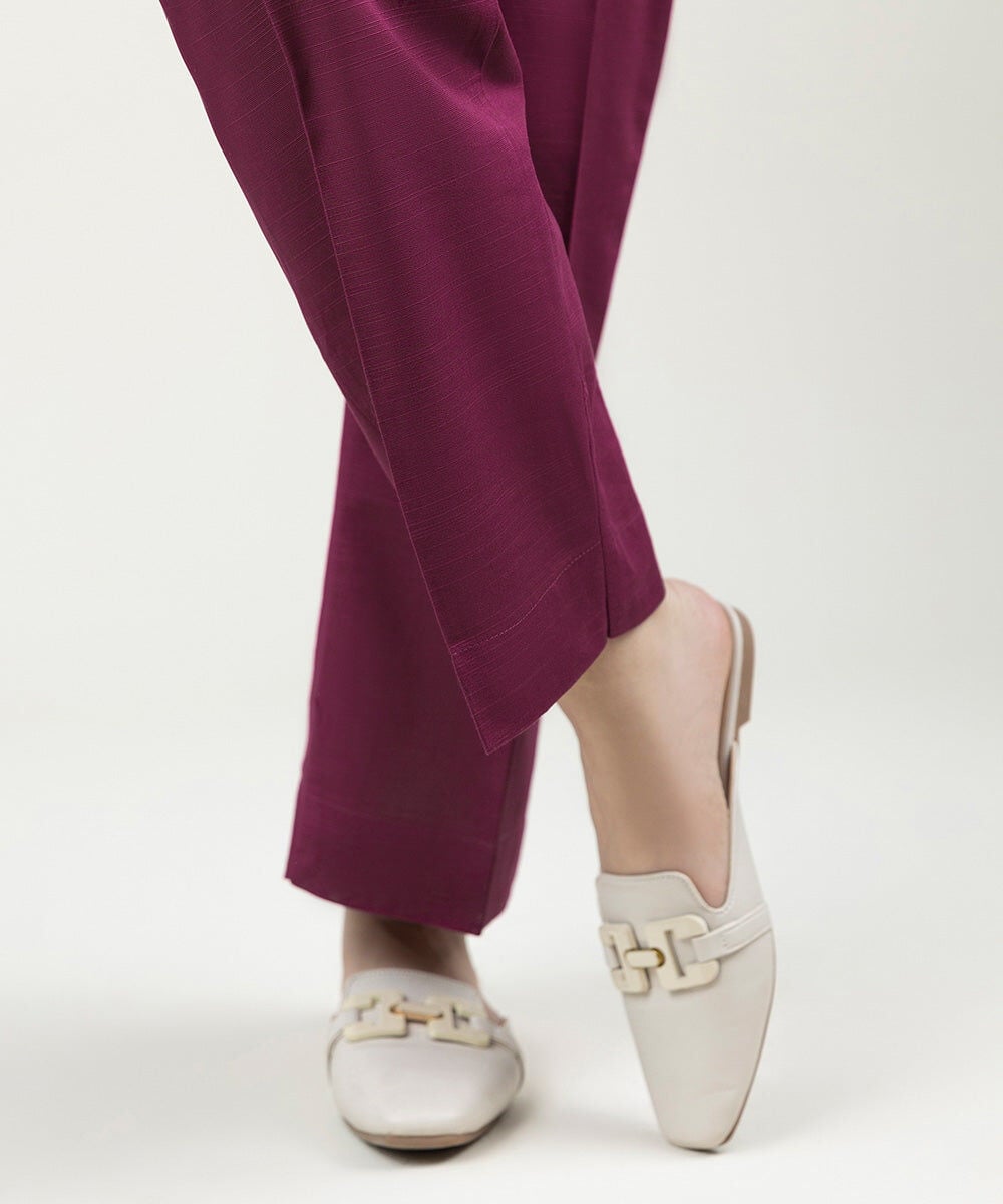 Solid Light Khaddar Pants