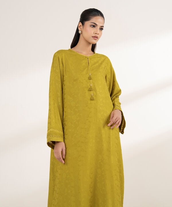 Solid Jacquard Shirt