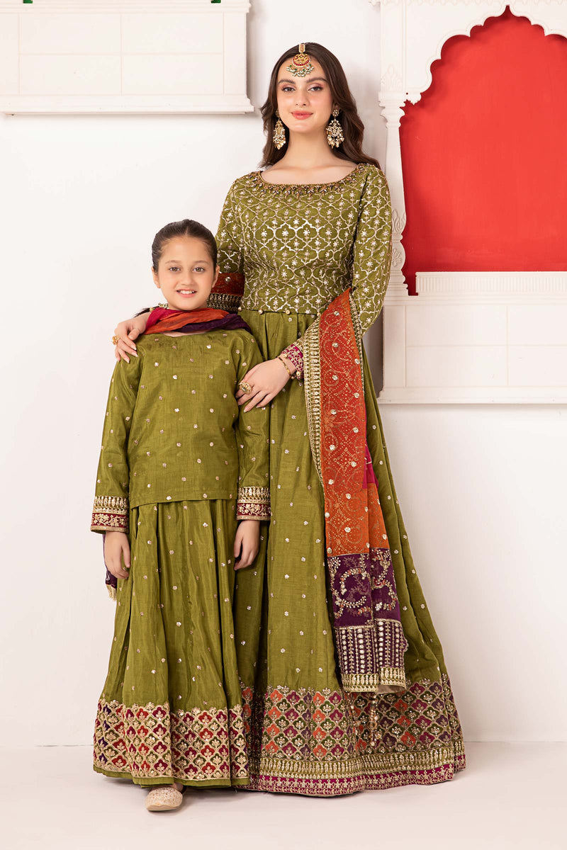 Stitched Dyed Lawn Shalwar
