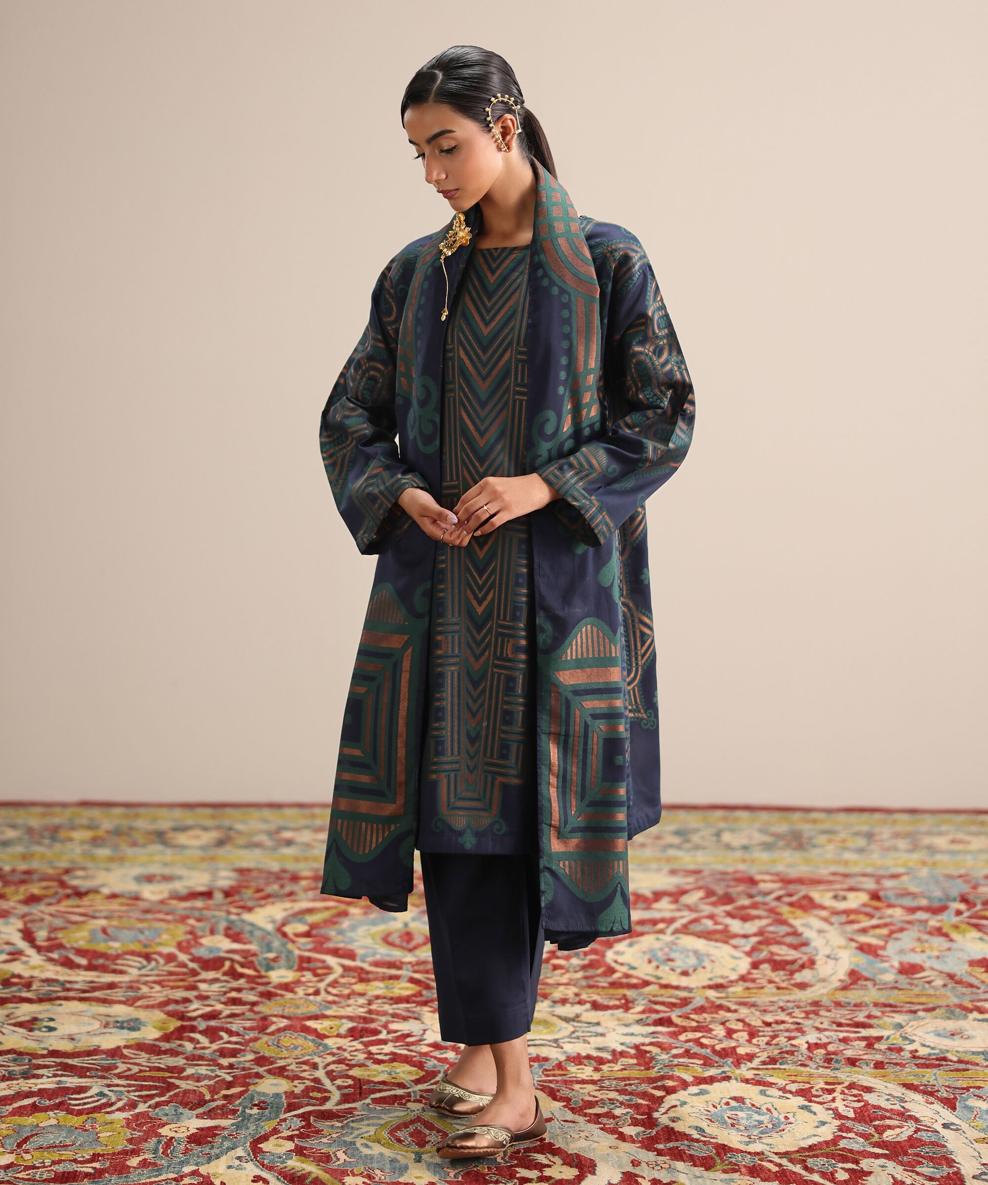 Jacquard Dupatta