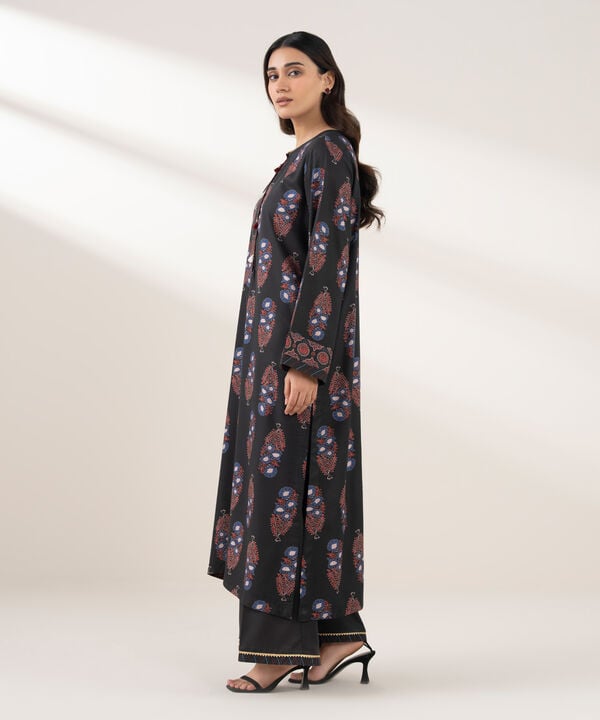 Printed Viscose Linen Shirt