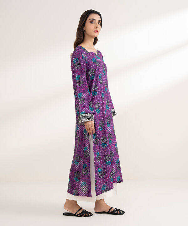 Printed Viscose Linen Shirt