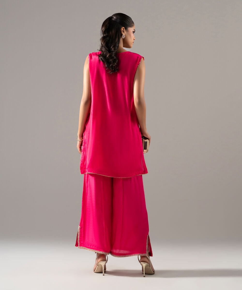 2 Piece - Embroidered Thai Silk Suit 2SFW26STV103