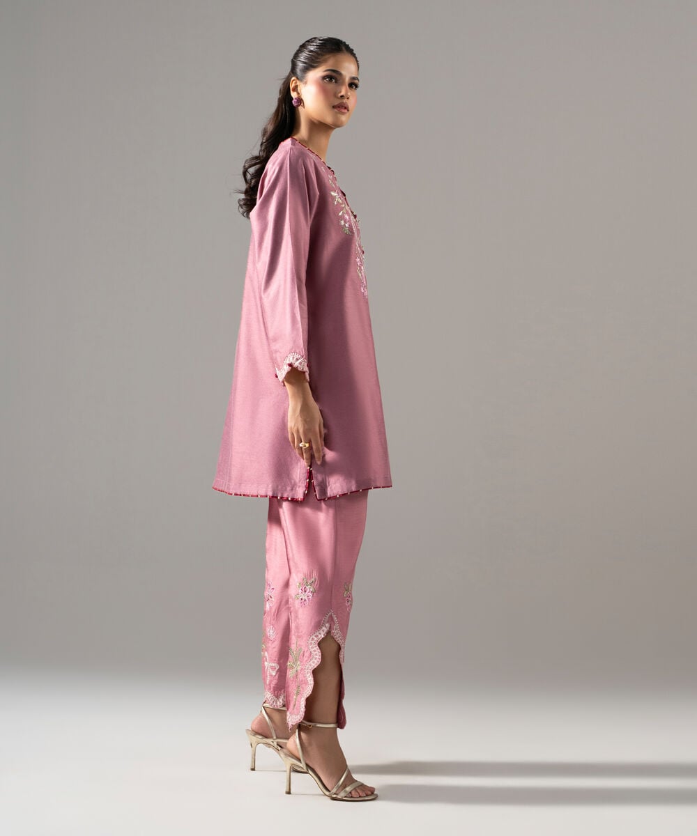 2 Piece - Embroidered Cotton Net Suit 2SFW26WMV103