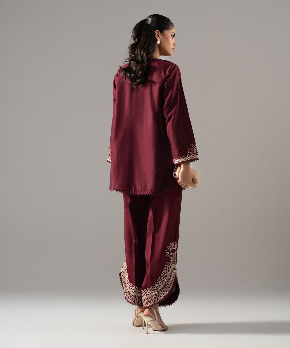2 Piece - Embroidered Cotton Net Suit 2SFW26WMV104