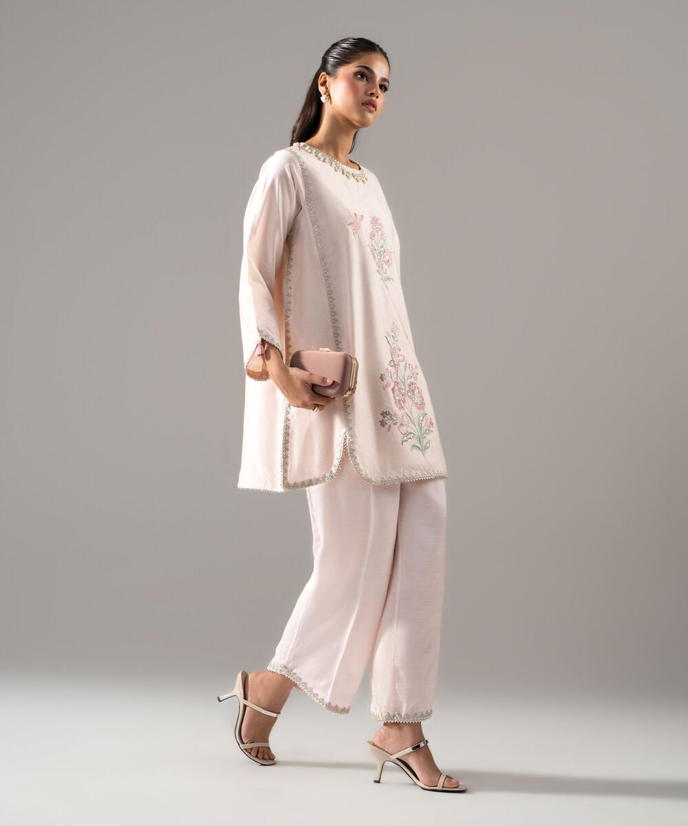 2 Piece - Embroidered Cotton Net Suit 2SFW26WMV107