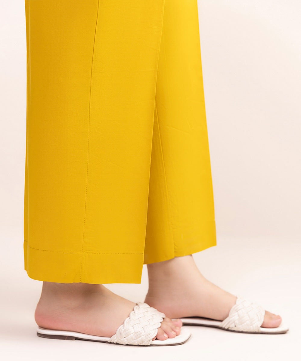 Cambric Straight Pants