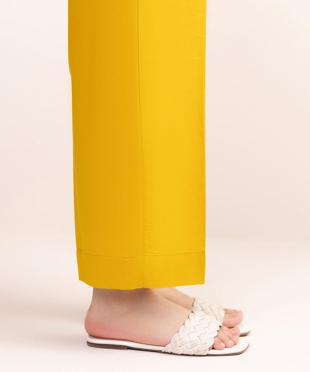 Cambric Straight Pants