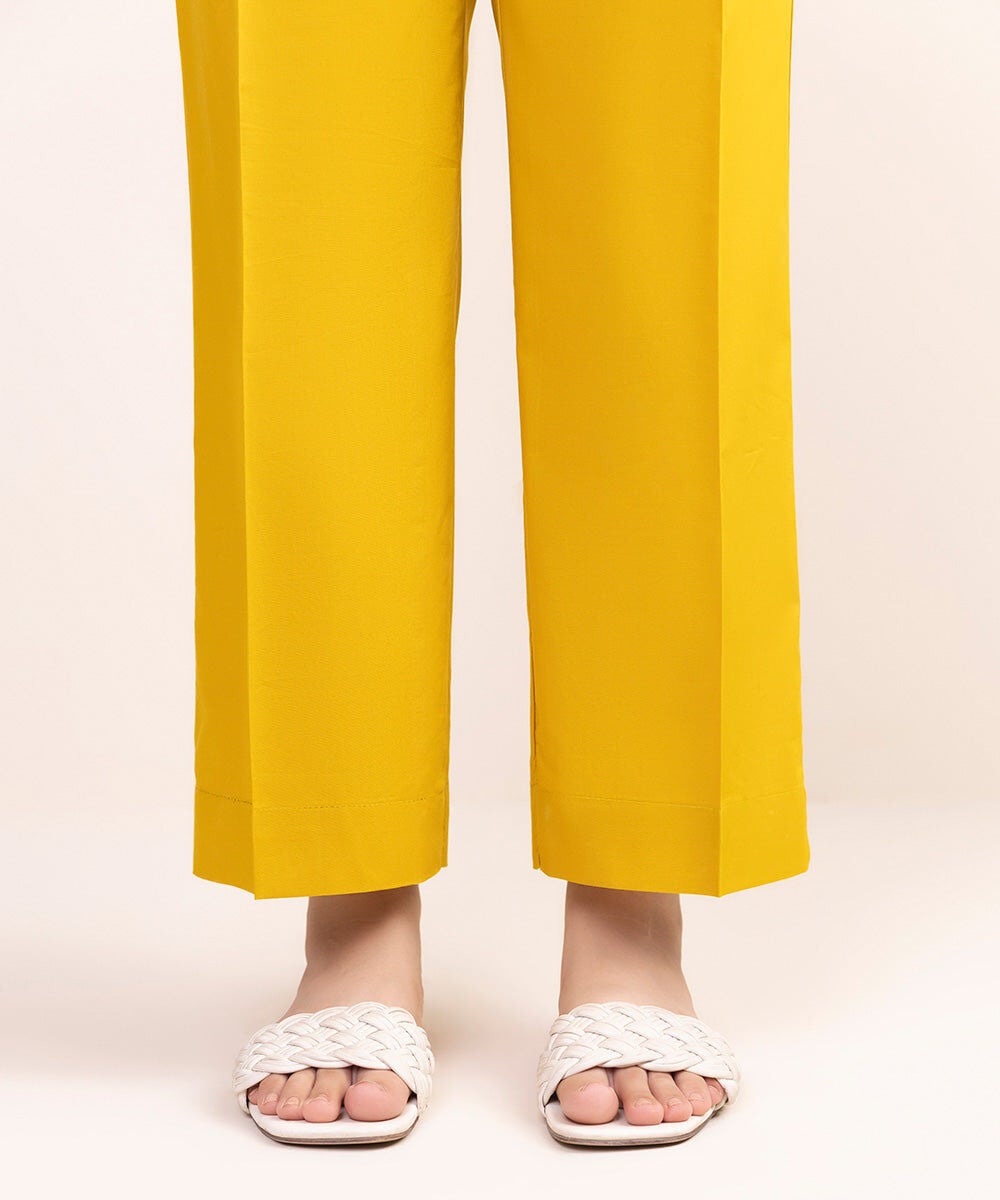 Cambric Straight Pants