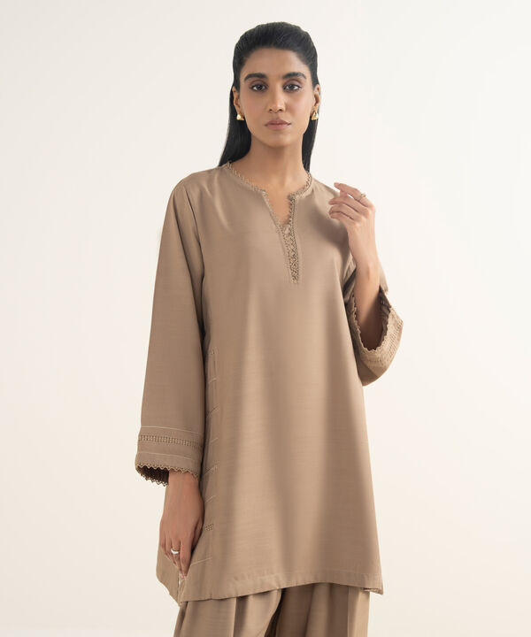 Solid Khaddar Shirt