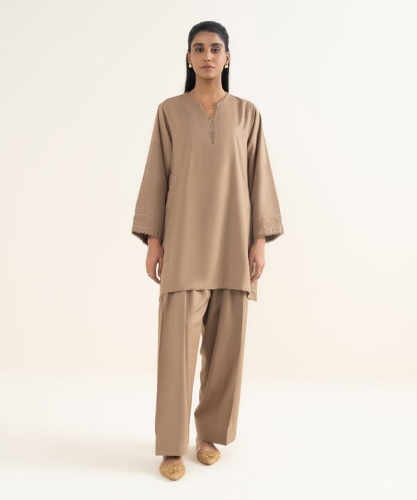 Solid Khaddar Shirt