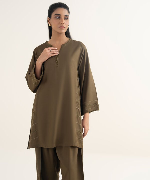 Solid Khaddar Shirt