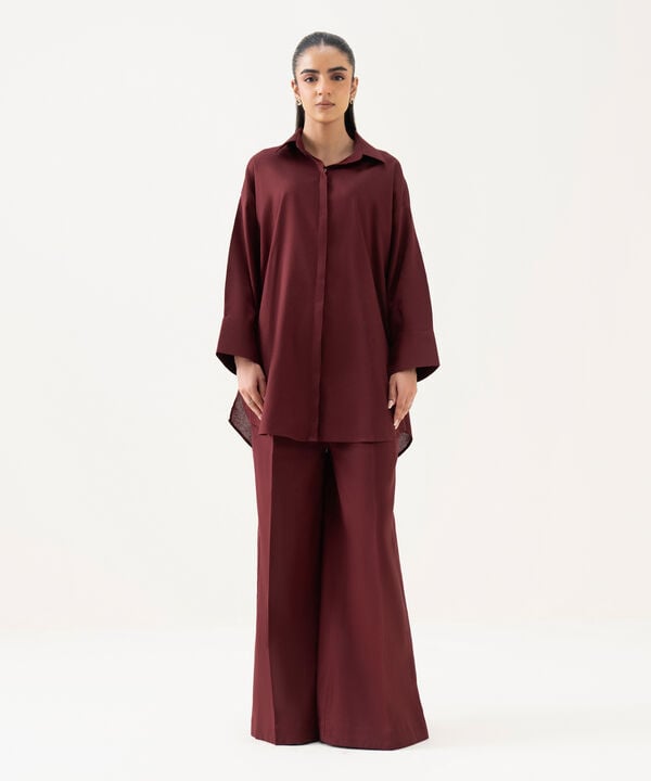 Solid Cotton Linen Shirt