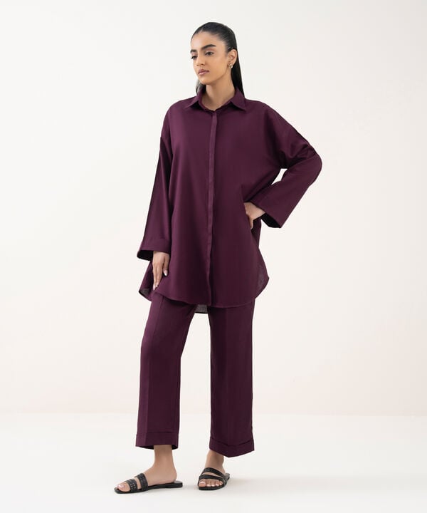 Solid Cotton Linen Shirt