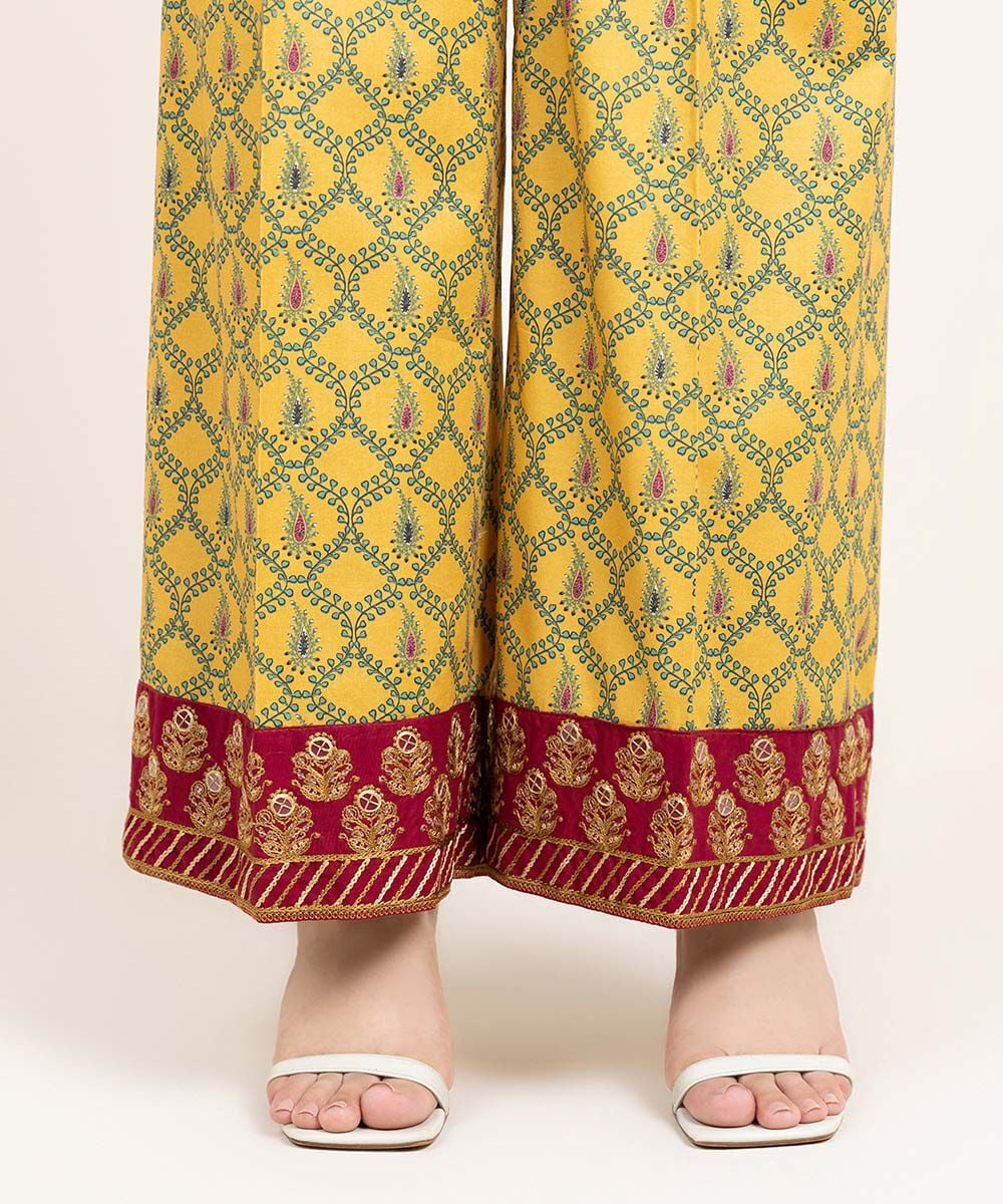 Embroidered Cambric Culottes