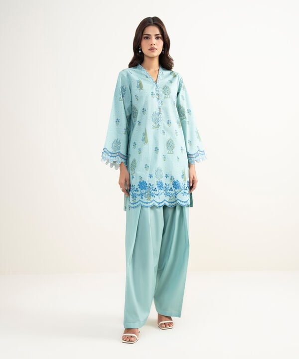 2 Piece - Embroidered Lawn Suit