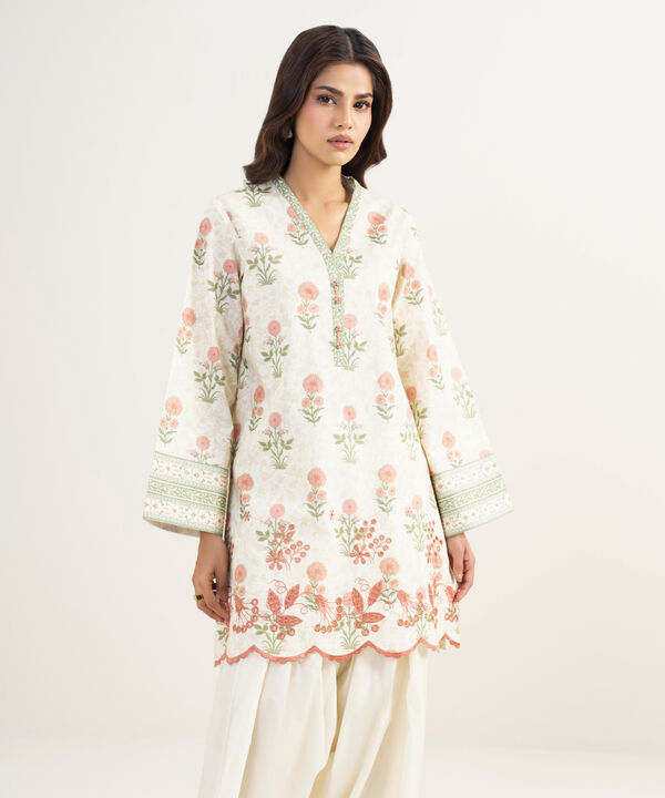 2 Piece - Embroidered Lawn Suit