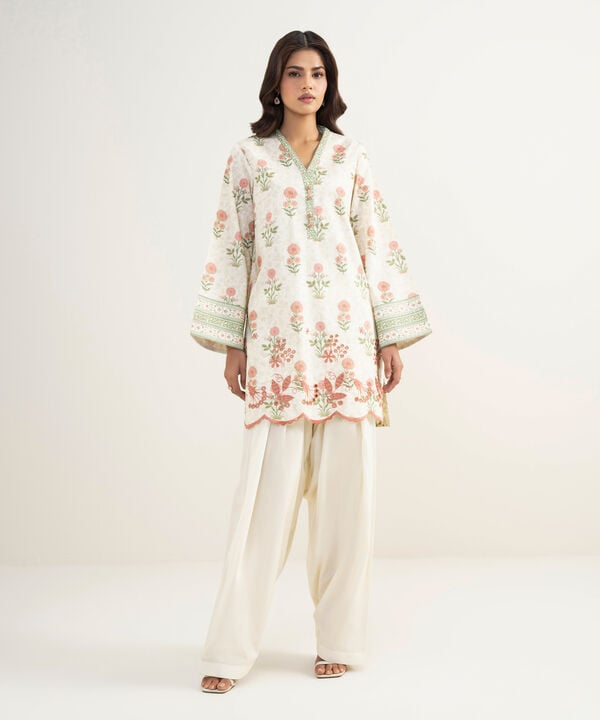 2 Piece - Embroidered Lawn Suit