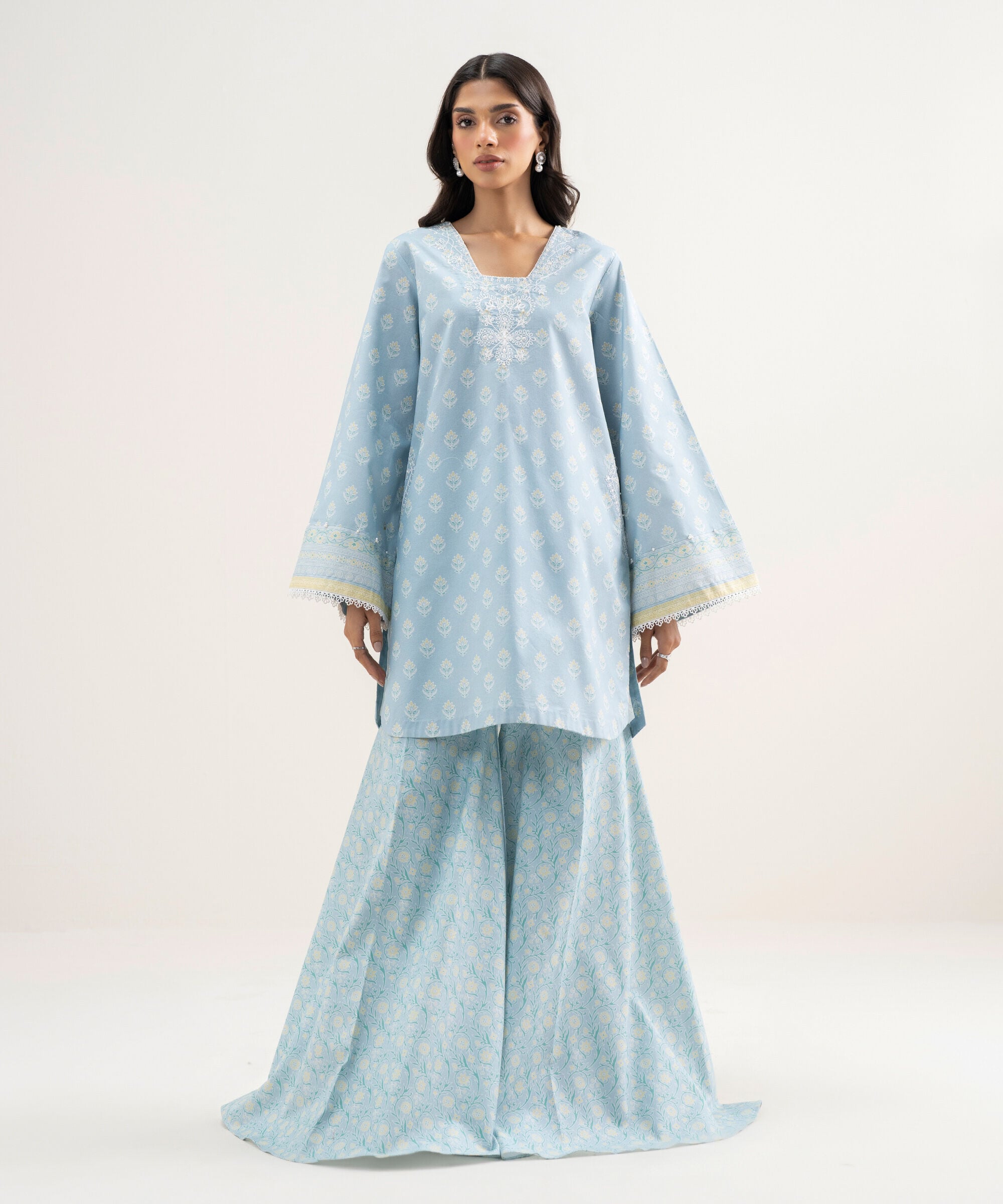 2 Piece - Embroidered Lawn Suit