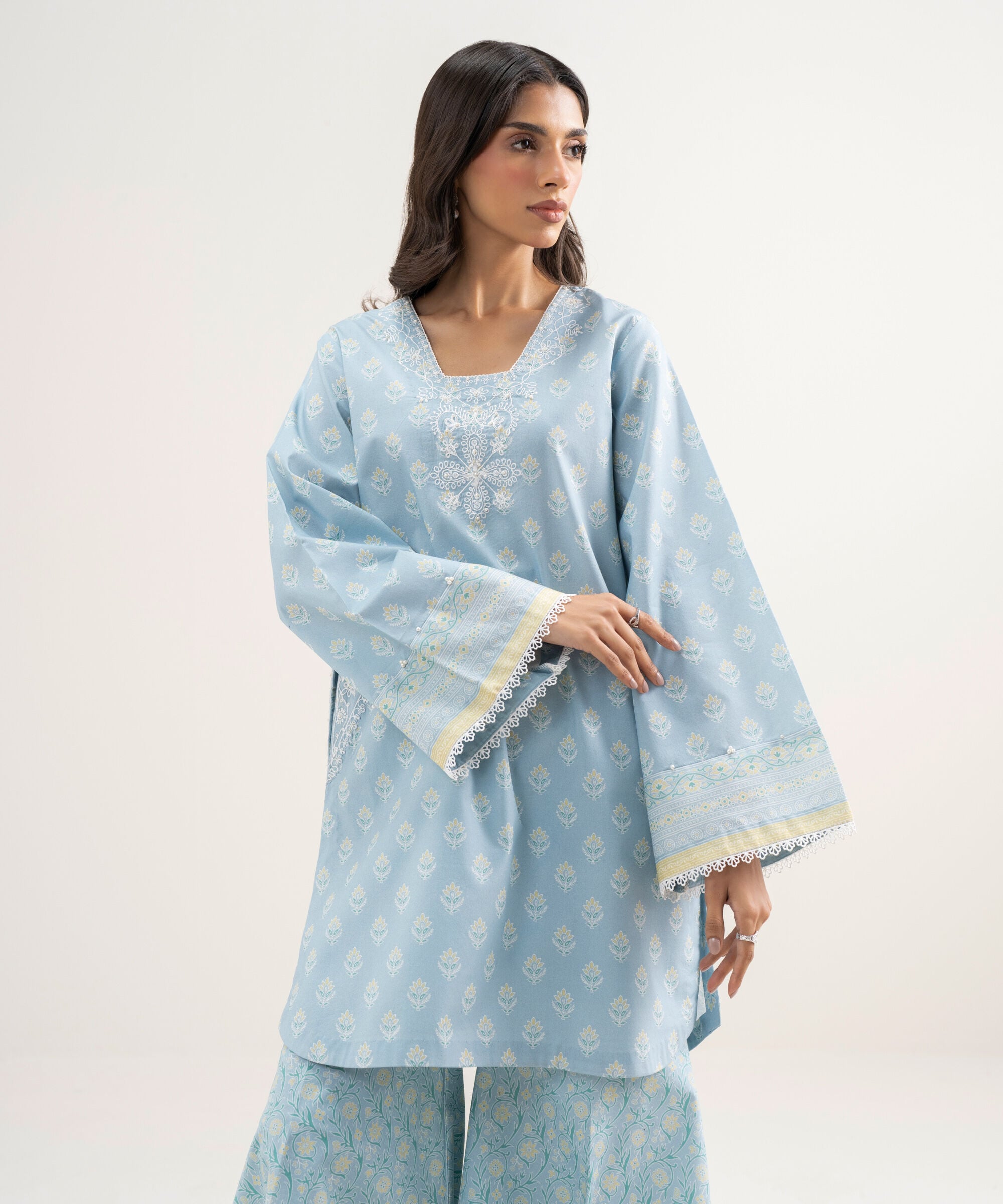 2 Piece - Embroidered Lawn Suit