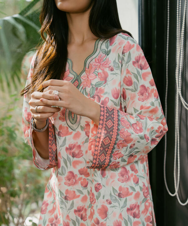 2 Piece - Embroidered Lawn Suit