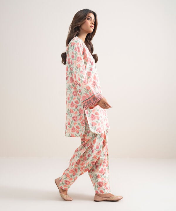 2 Piece - Embroidered Lawn Suit
