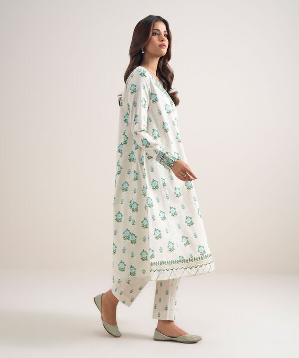 2 Piece - Embroidered Lawn Suit