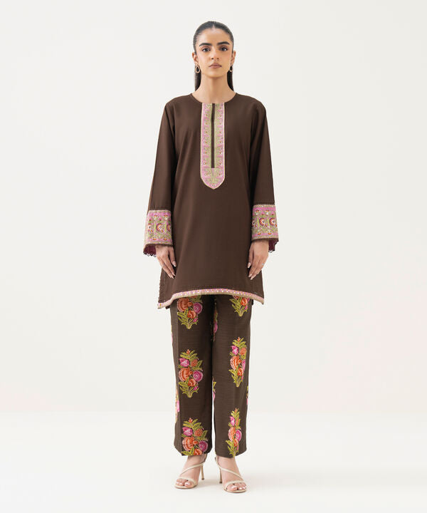 Embroidered Cambric Shirt