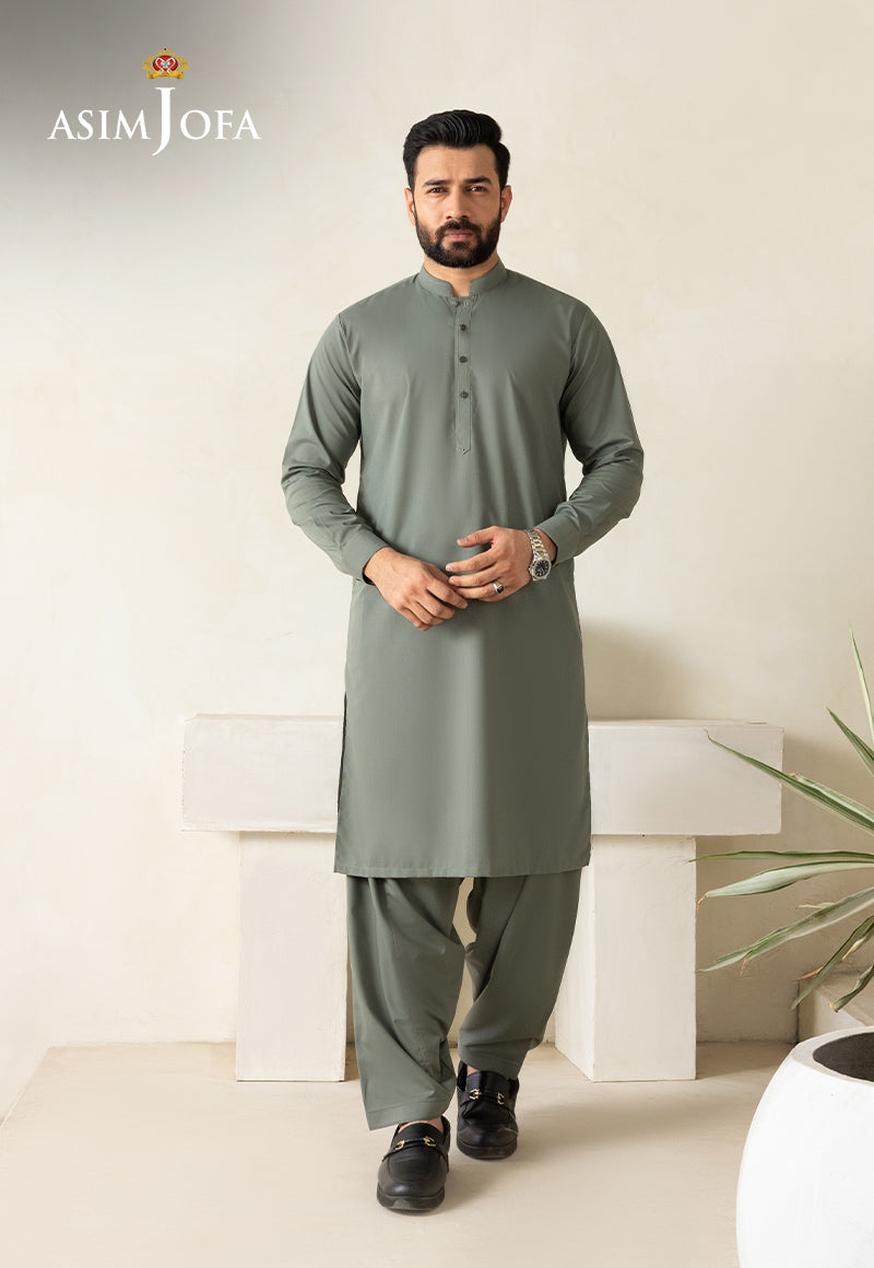 AJMUB-08 Embroidered Cambric Stitched 3 Pcs