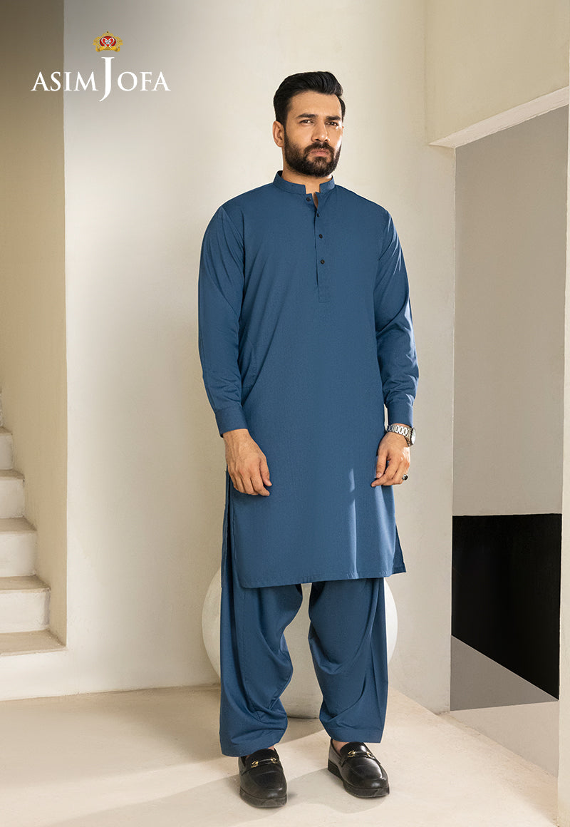 AJMUB-01 Embroidered Cambric Stitched 3 Pcs