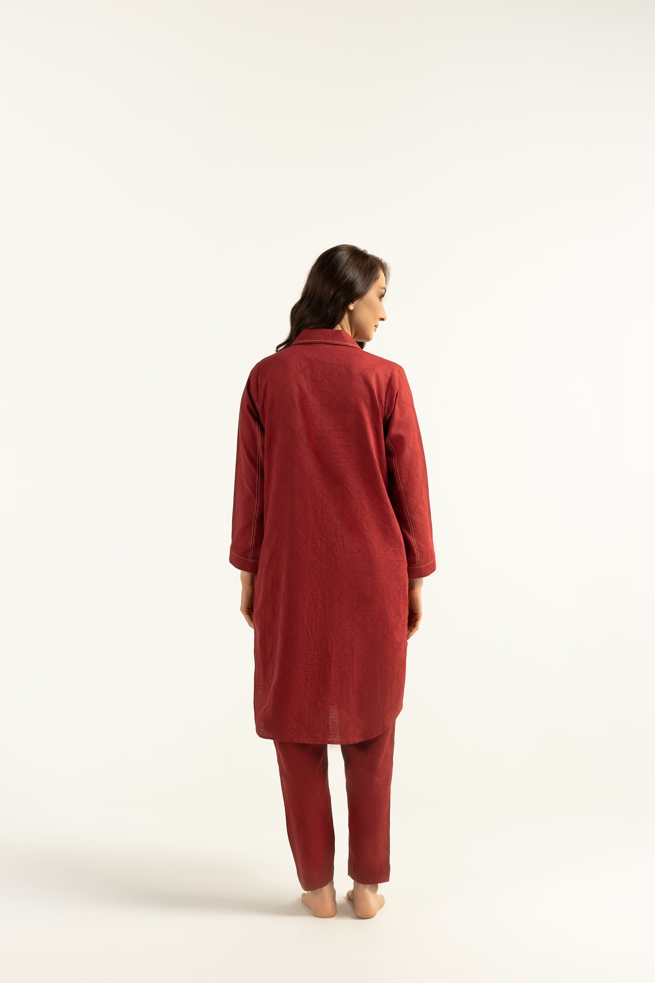 Red Chai Matching Set