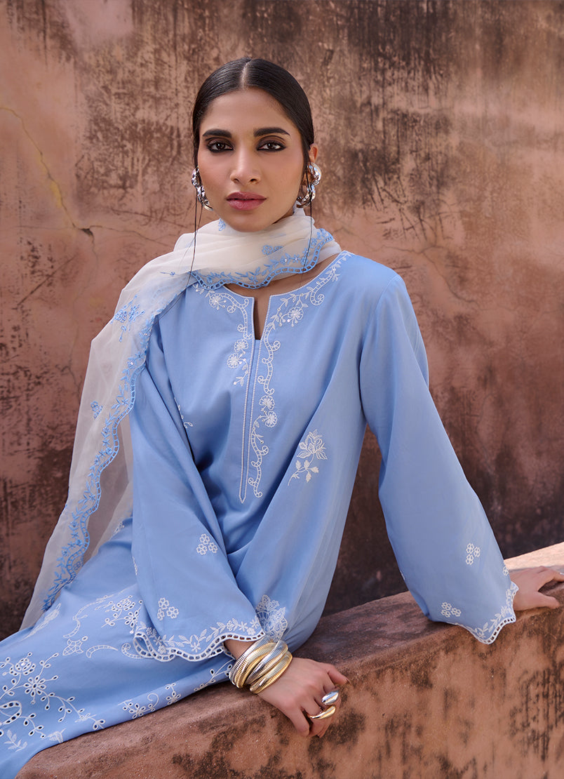 3 Pc Luxury Embroidered Suit
