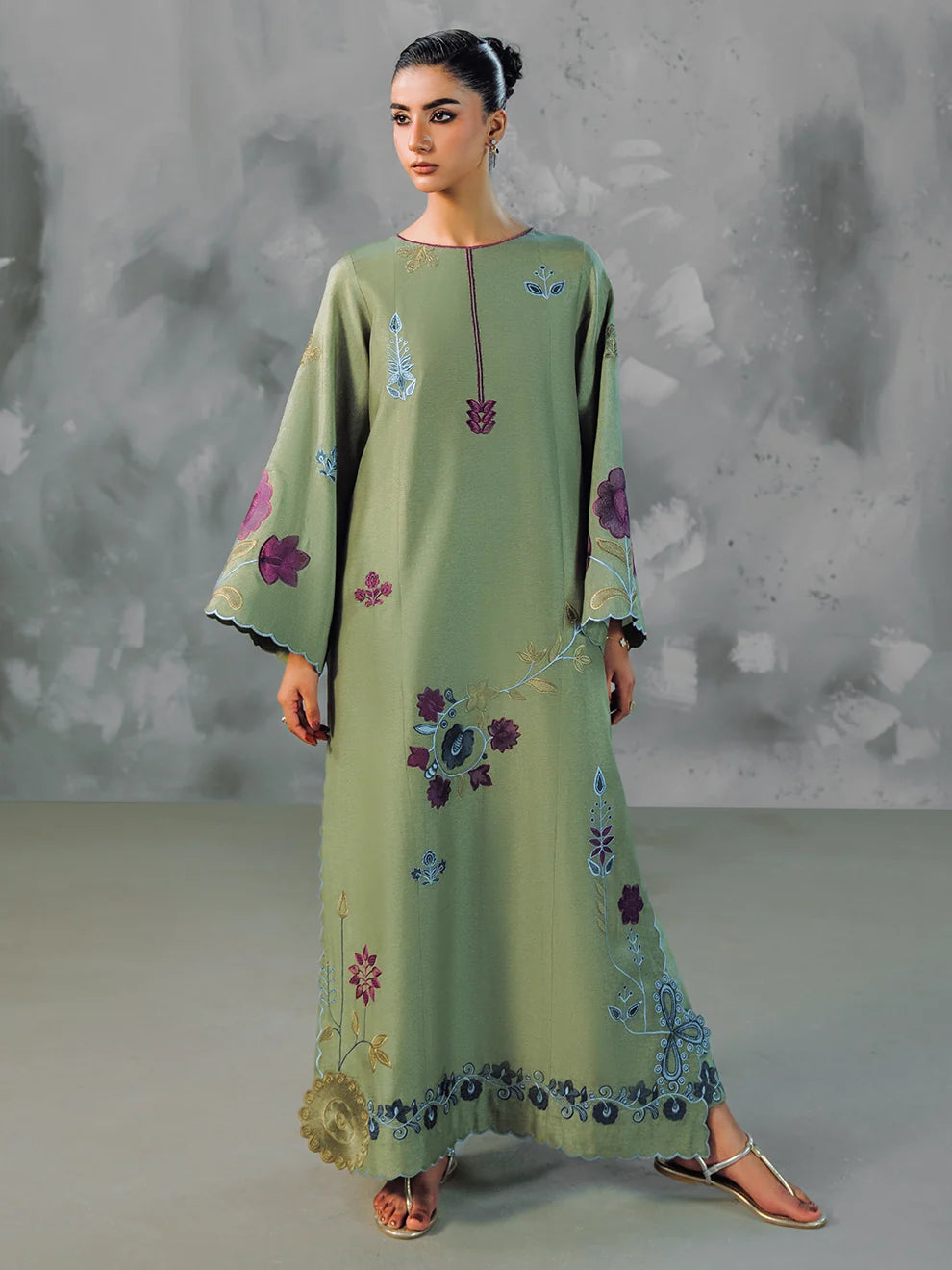 Moss Arbor - 2Pcs Rawsilk Ensemble