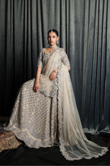 THE SILVER LEHNGA CHOLI ZC-001