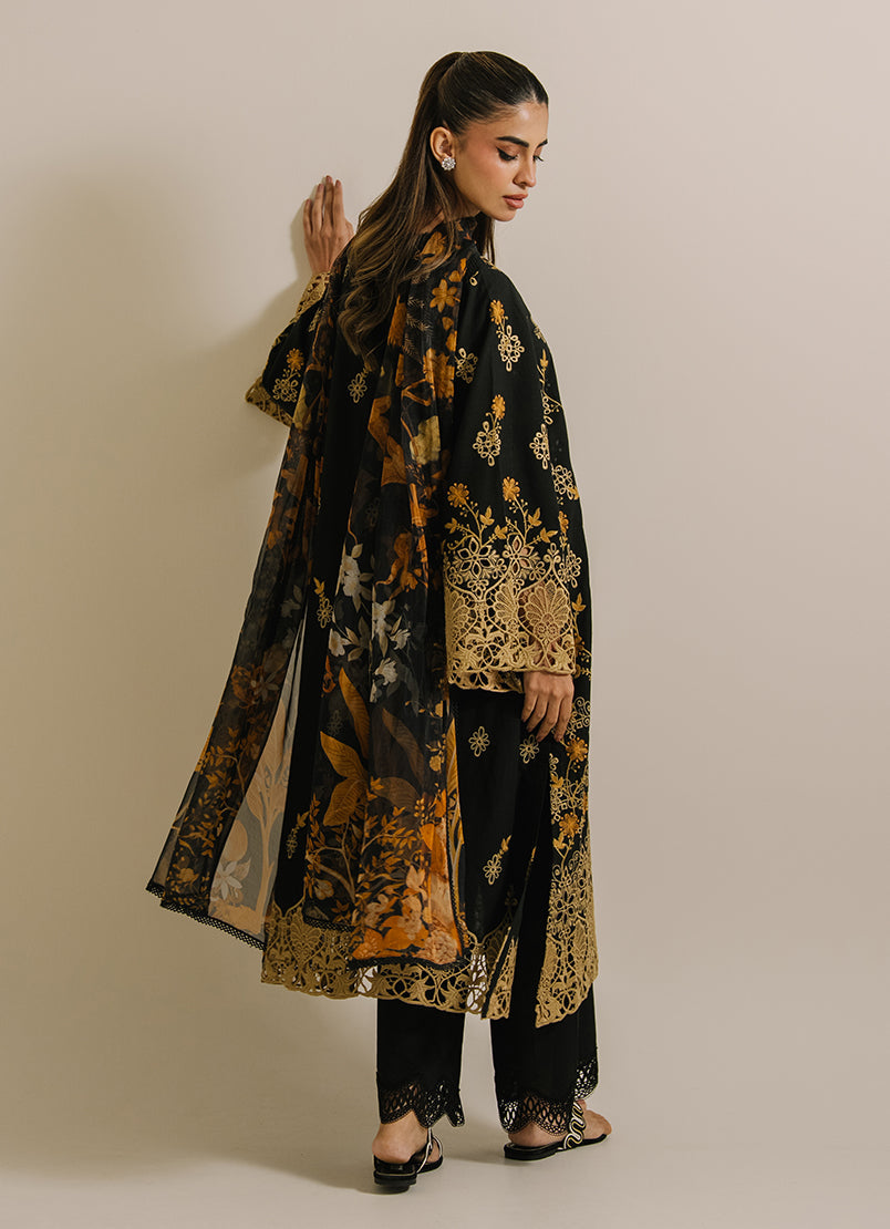 3 Pc Embroidered Suit
