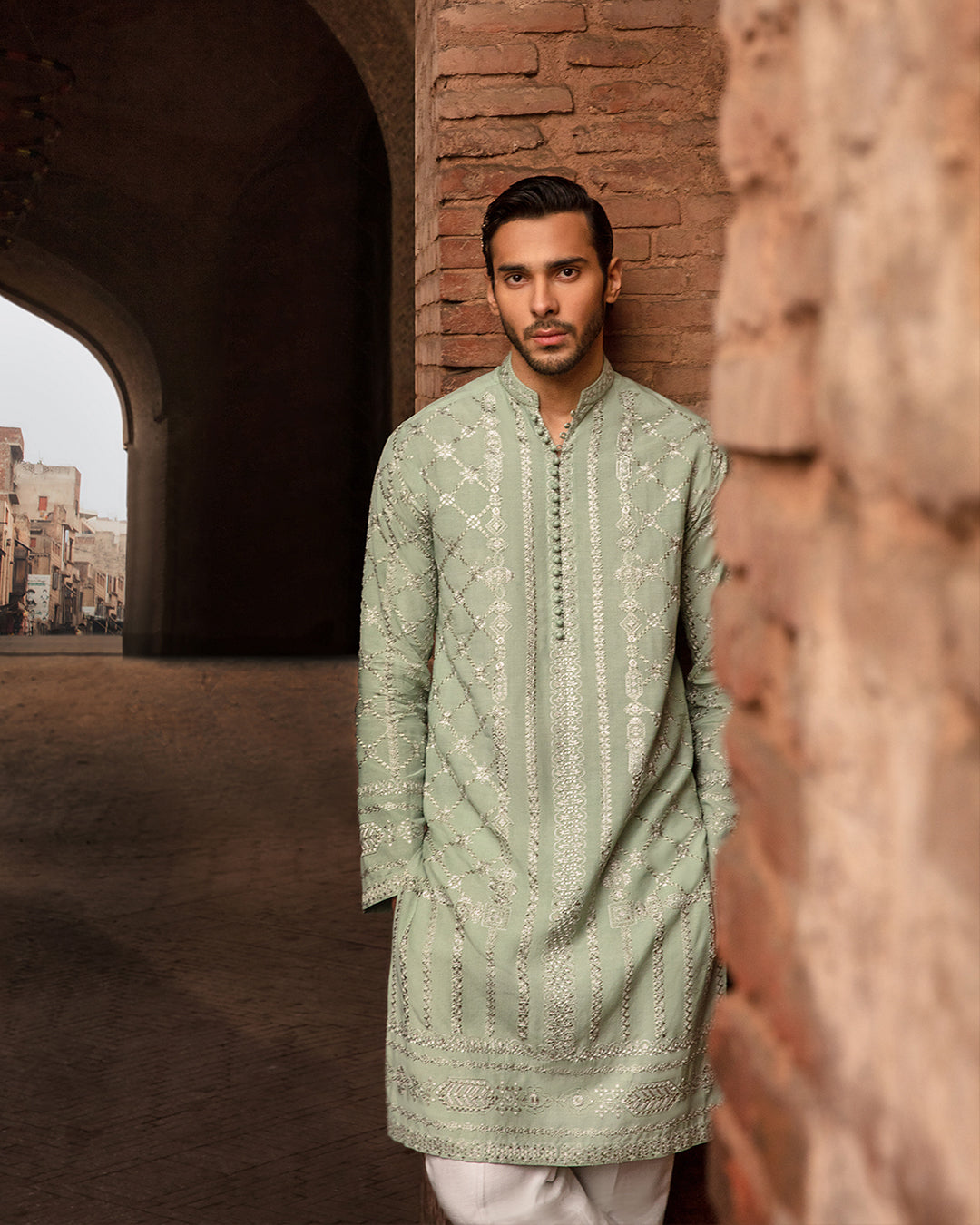 Embroidered Trouser (as shown)