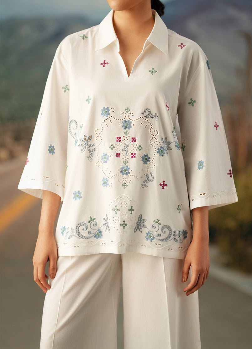 Embroidered Co-Ord Set