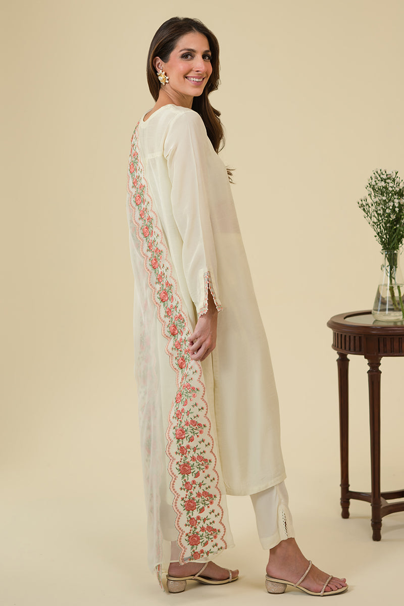 White Swan-2Pc (Shirt & Dupatta)