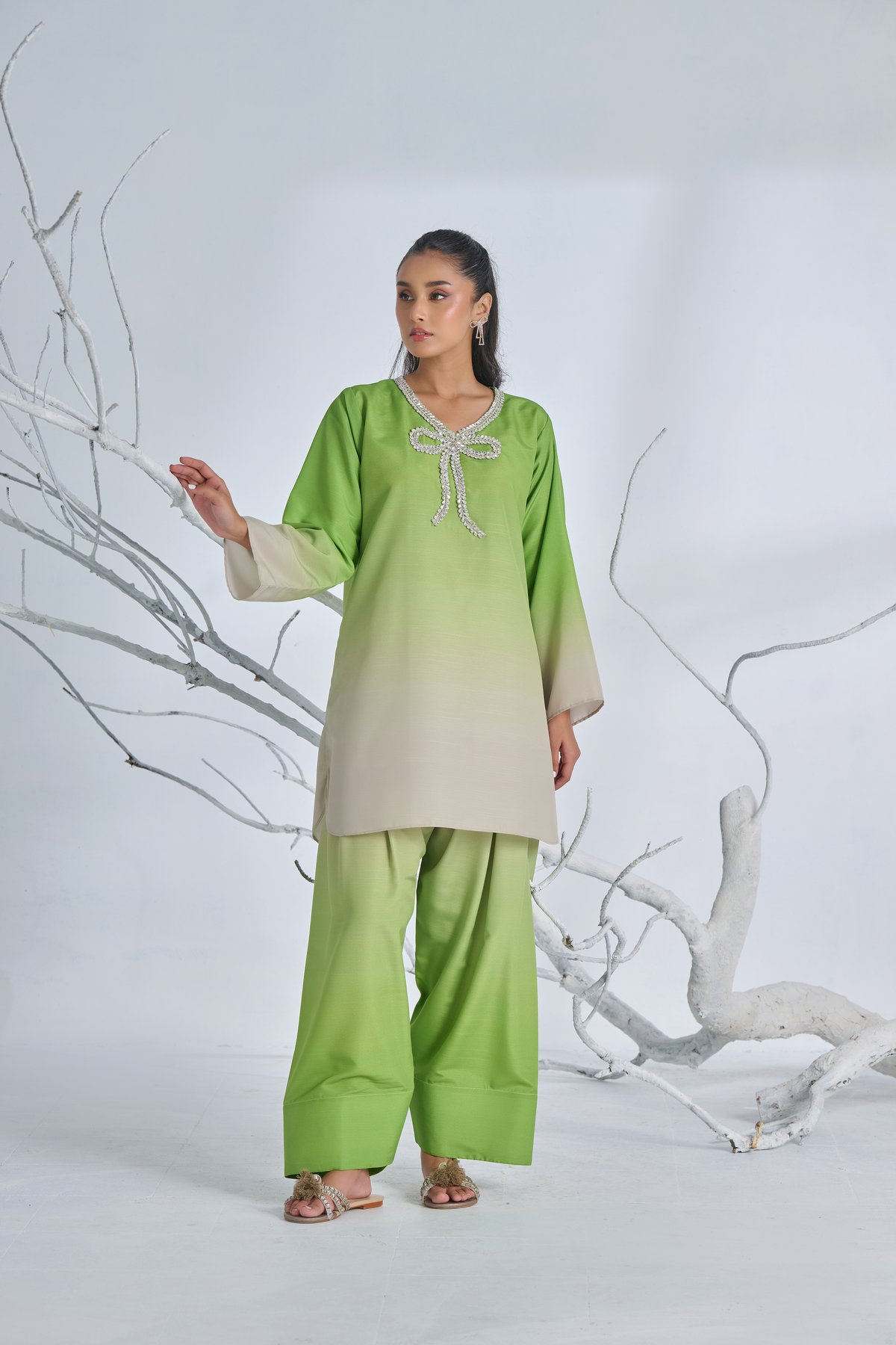 Pear Green Ombré | 2-Piece