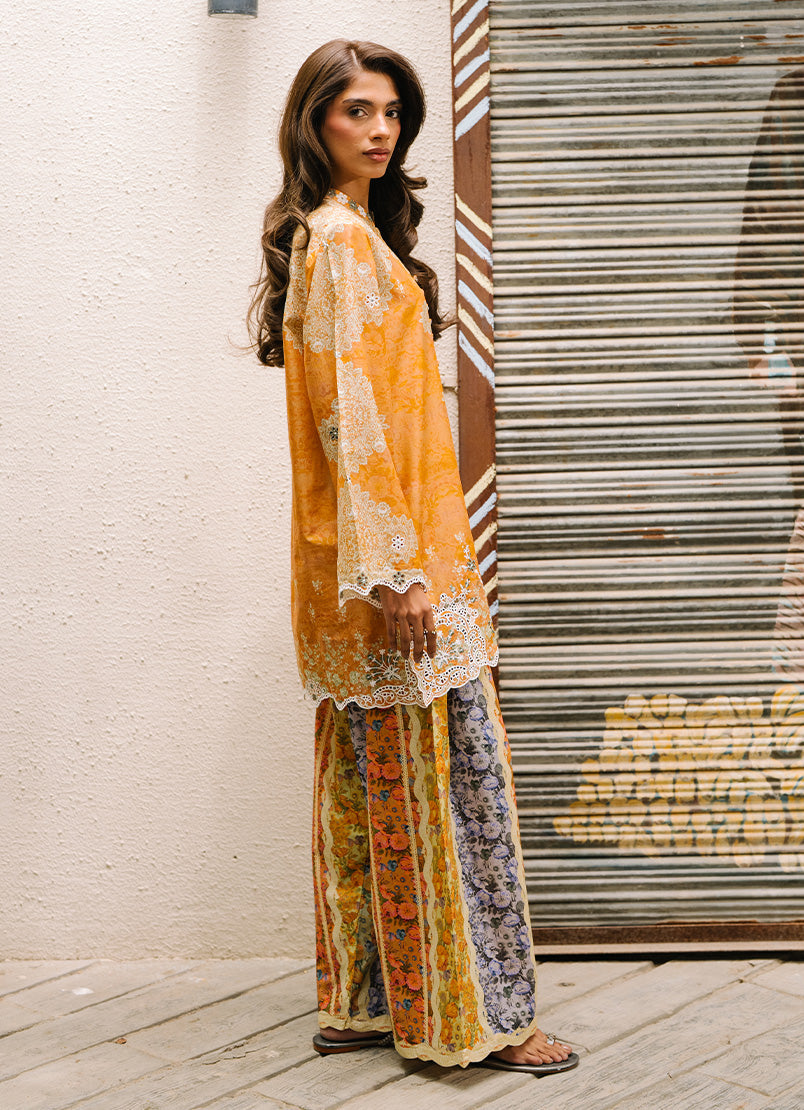 Printed Embroidered CO-ORD Set
