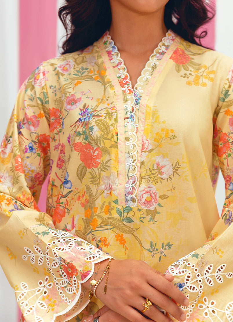 Printed Embroidered CO-ORD Set