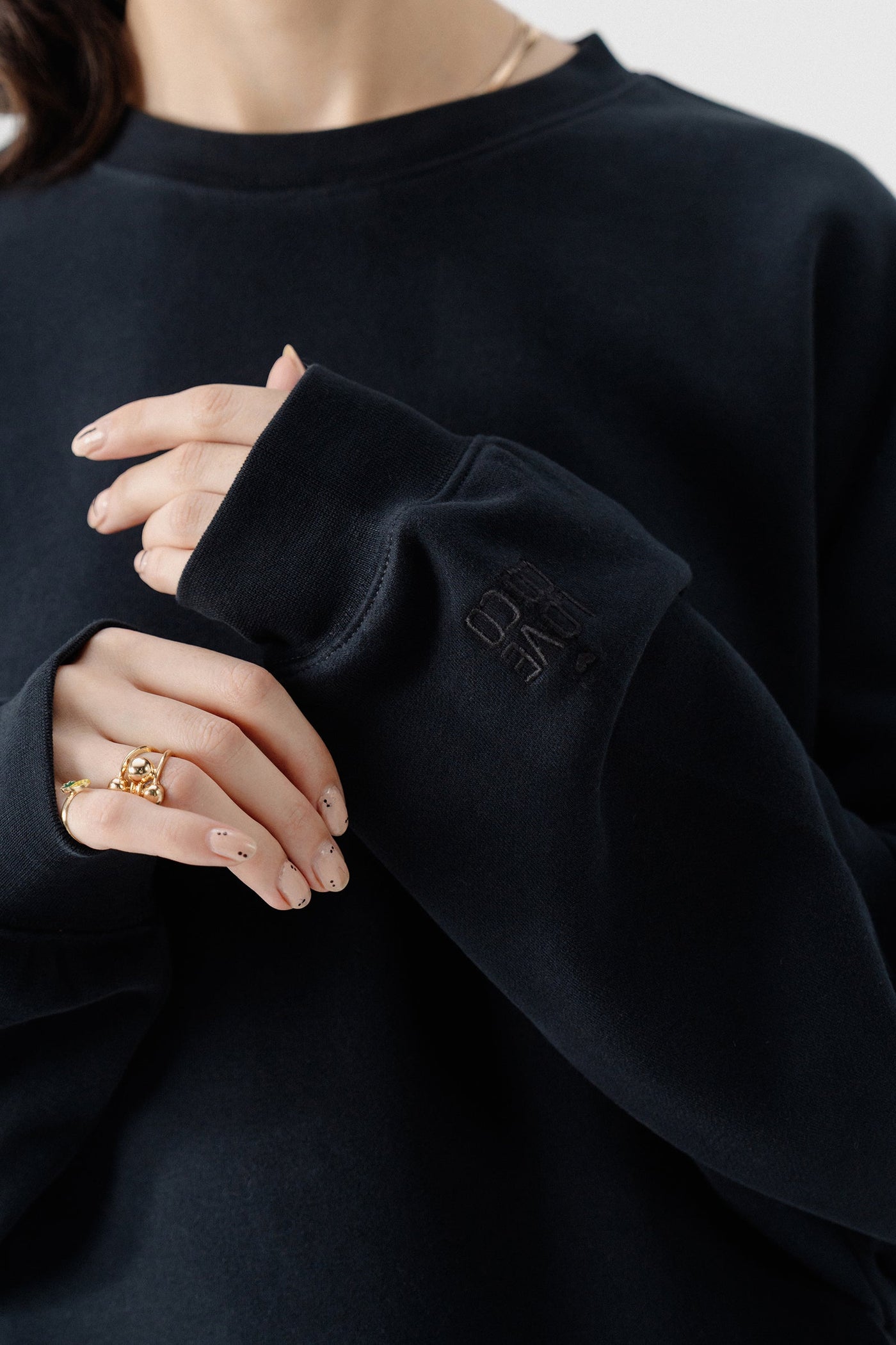 Soft Oversized SweatShirt - Black