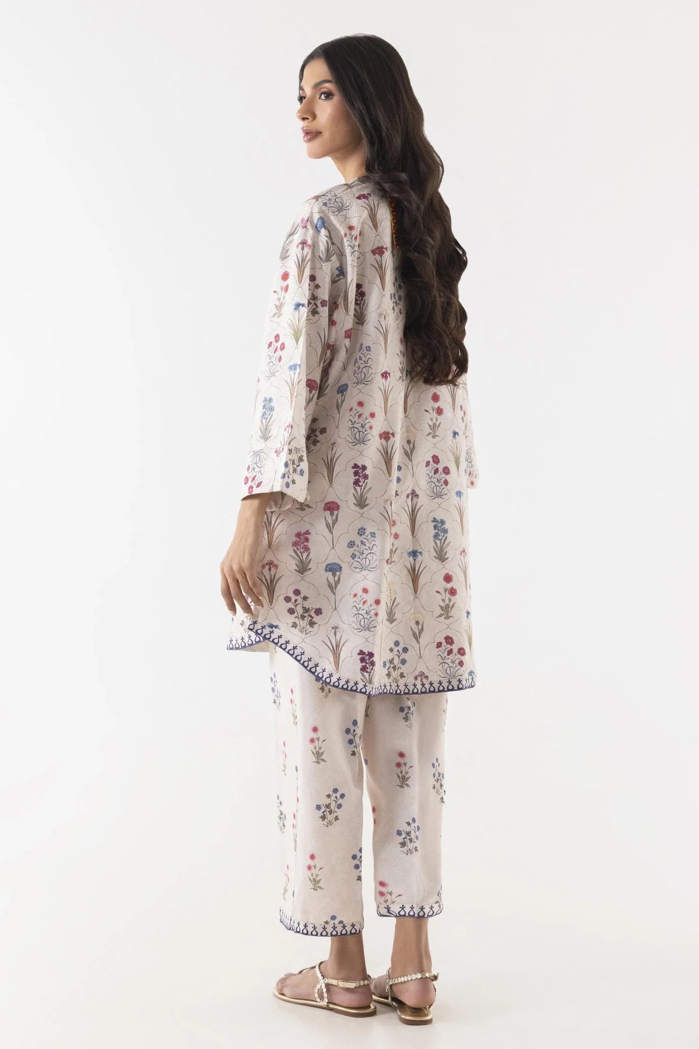 Stitched Multi Printed Shirt + Culotte